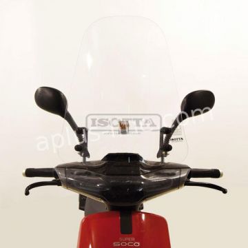 Windscherm hoog transparant Super Soco CUX Isotta