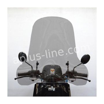 Windscherm hoog smoke NIU NQi(Sport)/ N1 / N1-Civic / NQi-Cargo / NQi-GT / NQi-Pro/  NQi-GTS Isotta