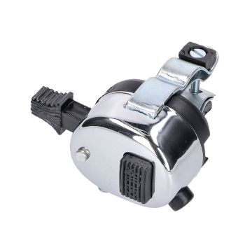 Stuurschakelaarunit verchroomd 3 functies universeel 101 OCTANE voor Puch,Sachs,Kreidler bromfietsen
