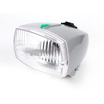 Koplamp SIEM Piaggio Ciao P grijs met DGM-keurmerk