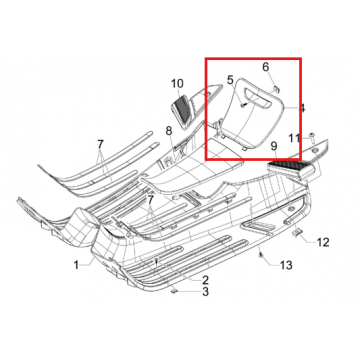 Bougiedeksel Vespa LX / LXV / S 50-125-150 ongespoten