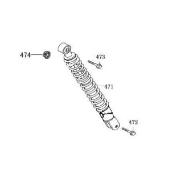 Schokbreker China Retro Extra zwart