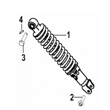 Schokbreker Generic Xor 50 2-takt 2009 wit
