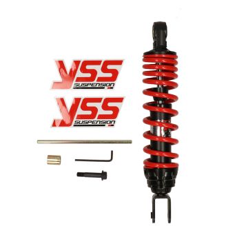 Schokbreker YSS Hybrid DTG 280mm(hart-hart boutgat)GY6/Aerox/Neos/BWS/Bump/Zest/Nitro/Jog/Ovetto/Booster/Mach G/Vivacity/Trekker/Buxy/Zenith/Speedake/Rapido/Vision/SFX/Amico/Gulliver