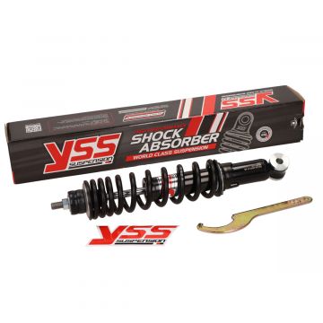 Schokbreker YSS Pro-X serie 285mm Zip SP-Fast Rider-Base C11Vespa LX 125-150cc/Piaggio leader 125-150cc 2004-2008 verstelbaar