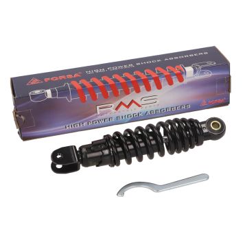 Schokbreker Malaguti Centro / SL "93-"00 zwart Forsa
