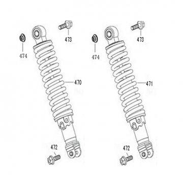 Schokbreker AGM R8 Euro 4