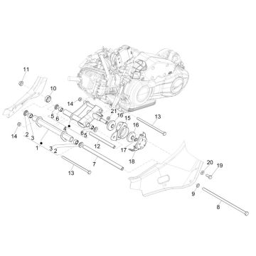 Schommelarm Vespa Primavera 125 4-takt 3V IE ABS