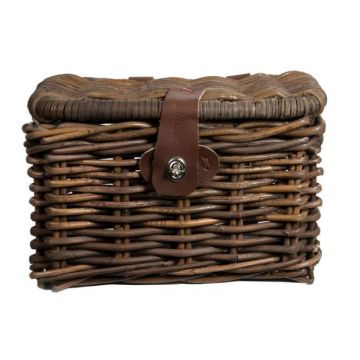Scootermand riet Retro bruin 32x21x24