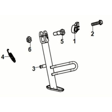 Side Stand Sym Symphony ST 125i LC E5