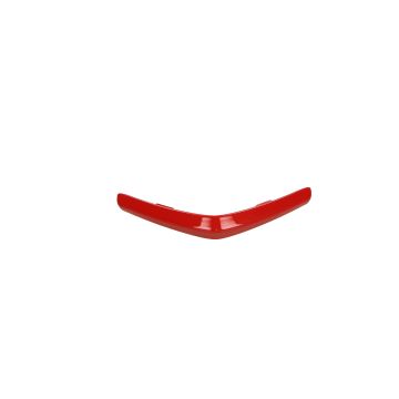 Sierstrip voorscherm midden Vespa Primavera/ Sprint rood onder Piaggio origineel 1B004560500
