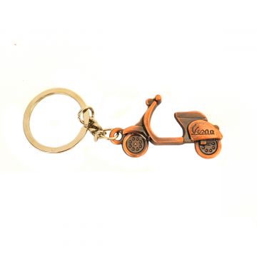 Sleutelhanger Vespa scooter (metaal verkoperd)