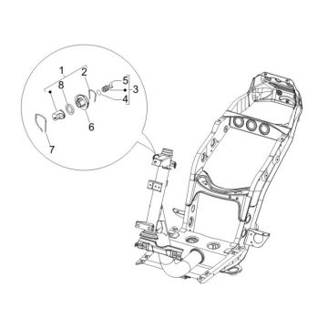 Cotactslot Piaggio Fly 50 4-takt AC