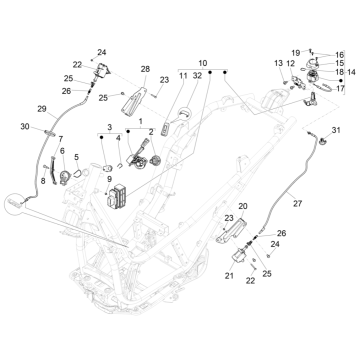 Cotactslot Piaggio Beverly 300 HPE 4V ABS Euro 5 2021-2022