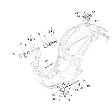 Cotactslot Vespa Sprint 125 3V IE ABS