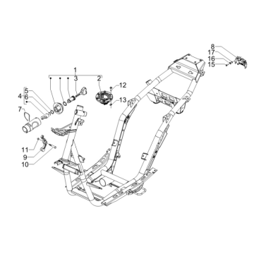 Contactslot Gilera Runner 50 SP 50 2-takt LC 2010-2017
