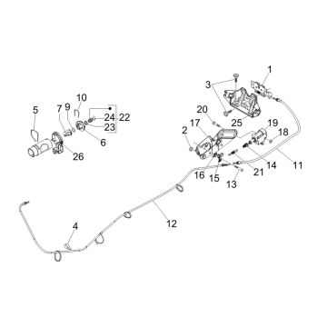 Contactslot Vespa GTV 250 ie 4V