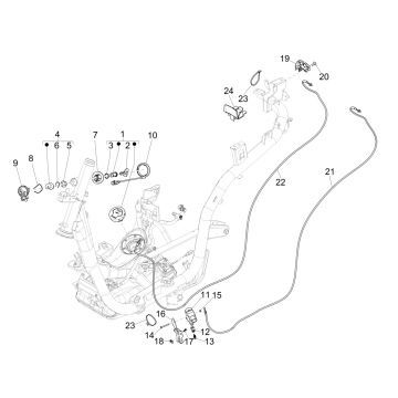 Cotactslot Piaggio Medley 125 IE ABS Euro 4 2016-2019