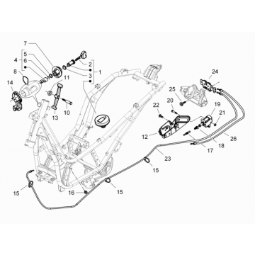 Cotactslot Piaggio Beverly 350 Sport Touring Euro 3 2013-2014