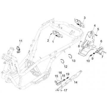 Cotactslot Piaggio MP3 300 LT Sport 2009-2014