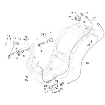 Contactslot Vespa Elettrica 2021-2023 45km/u