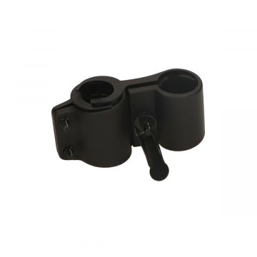 Slothouder-montagehouder U-slot-beugelslot zwart (dikte slot 16mm)