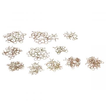 Sortie-doos mickey clip enkel 10 maten 5/6/7/8/9/10/11/12/13/14mm 270 stuks