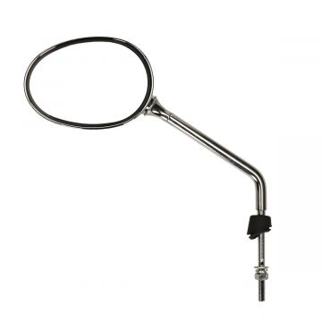 Spiegel links Peugeot Django 50-125 2/4-takt chroom/zwart origineel 787327N