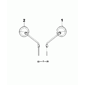 Spiegels Peugeot Django