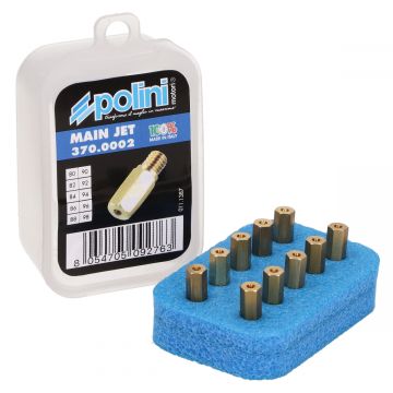 Hoofdsproeierset 6 mm Polini voor Keihin (Type: 99101-357) PWK/Polini CP- (80-98) 10 stuks 370.0002