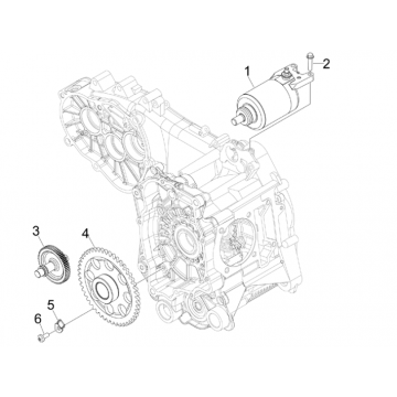 Startmotor - Starttandwiel Piaggio MP3 300 LT Sport 2009-2014