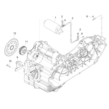 Startmotor - Starttandwiel Piaggio MP3 500 LT Sport 2014-2016