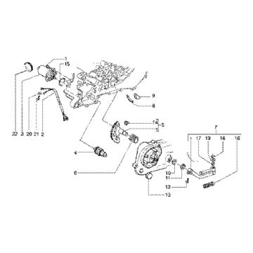 Startmotor Gilera Runner FXR 180 2-takt