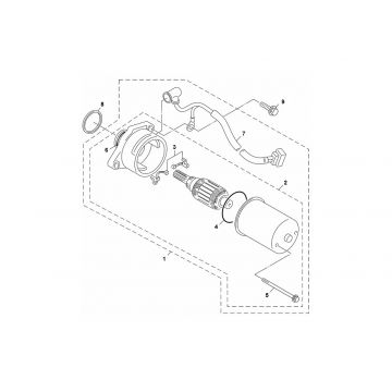 Startmotor Yamaha Aerox 4-takt 2014