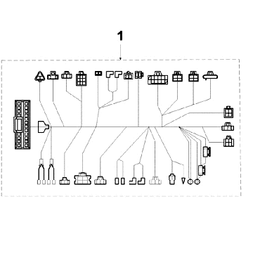 Kabelboom - CDI Kokusan CDI Peugeot New Vivacity 50 2-takt AC Donkerblauw