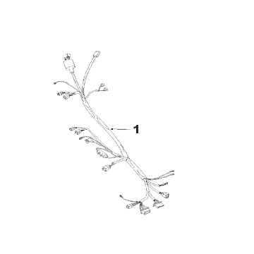Kabelboom Peugeot V-Clic 50 4-takt AC Zwart