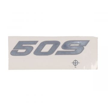 Sticker (50s) zilver SYM Fiddle 2 origineel 87128-AYA-000