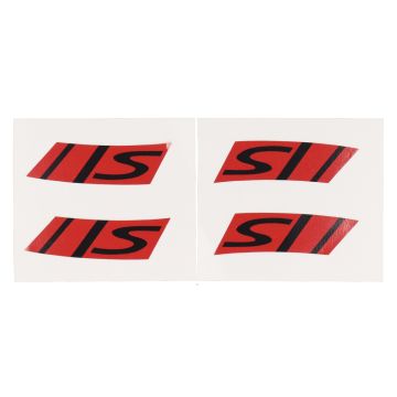 Sticker wiel Vespa Sprint sport 2017 rood (4 stuks)