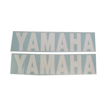 Stickerset onderspoiler Yamaha Aerox wit 2 delig
