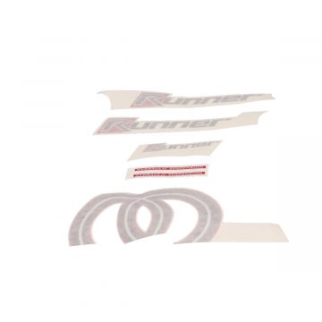 Stickerset Gilera Runner 1998-2005 50cc Purejet-SP/125cc FX 2-takt-VX 4-takt/180cc FXR 2-takt/VXR 200cc 4-takt 577973 origineel