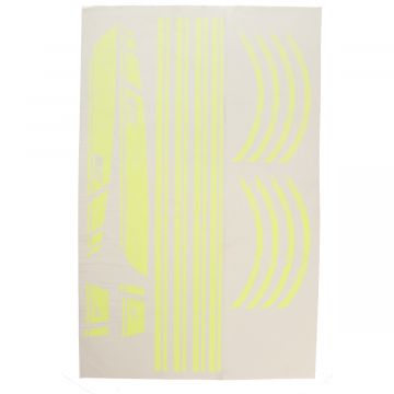 Stickerset sport AMG Vespa Primavera/Sprint geel fluor