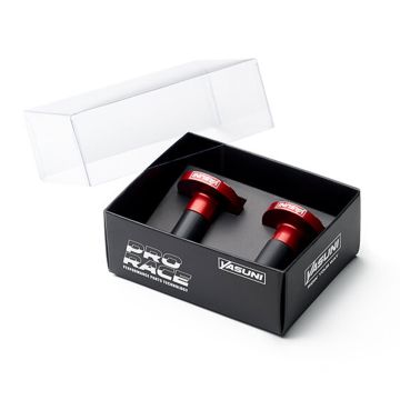 Stuurbalansgewicht set aluminium cnc 22mm rood Yasuni Pro Race