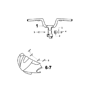 Stuur - Stuurkappen Peugeot Vivacity Blauw