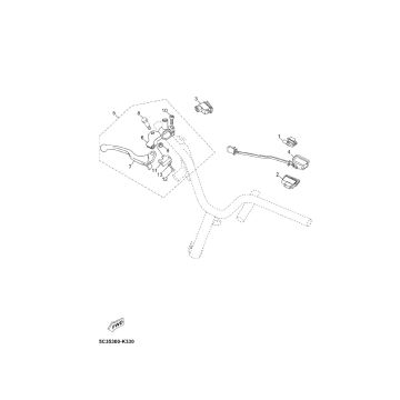 Stuurschakelaars Yamaha Neo's 4-takt 2008→ stuurschakelaars Piaggio Medley 125 ABS E5 2021-2022 (EMEA)