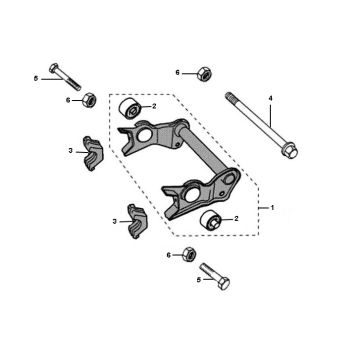 Motorophanging Peugeot Jet force C-tech 2-takt