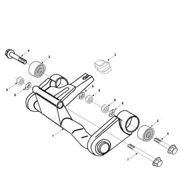 Motorophanging Peugeot Vivacity 3 4-takt