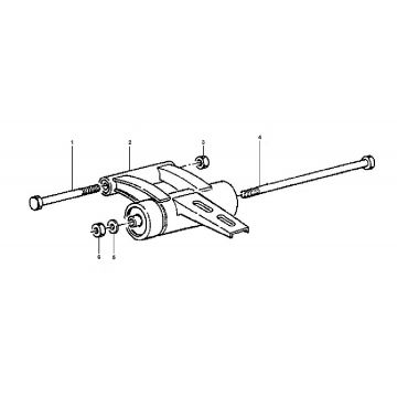 Motorophanging Piaggio Typhoon 50 2-takt AC 1998-2005