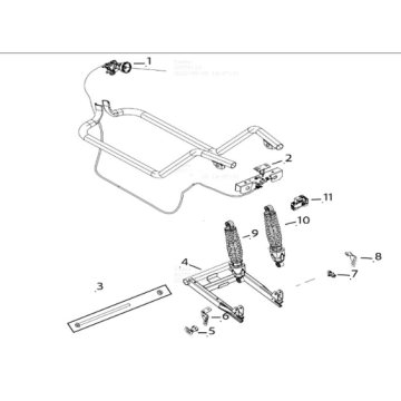 Schokbrekers - Subframe Yadea E8S