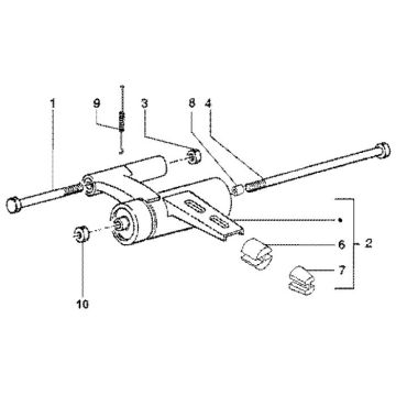 Motorophanging Piaggio Liberty 4-takt ←2006