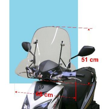 Windscherm medium transparant SYM Jet 4 / Symphony SR 50-125 2014-2017 origineel SY530-ATA-00S